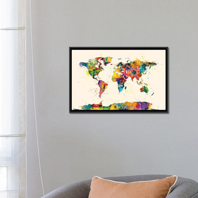 «Drops Of Color II» par Michael Tompsett, impression sur toile tendue