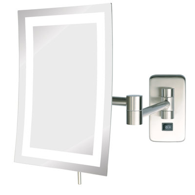 Miroir de maquillage mural lumineux 6,5 "x 9" Almarina