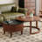 Round Nesting Coffee Table With Drawer