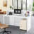 Crystle Rectangle Manufactured Wood Reception Desk-2076066366