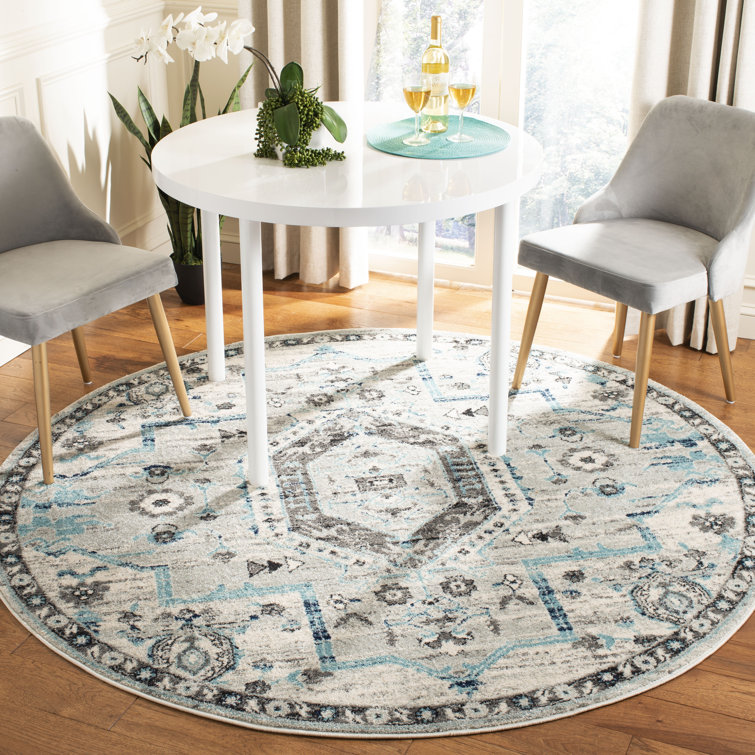 Southwestern Grey/Blue Area Rug
