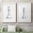 " Chess Piece Study III " 2 - Pieces Painting Print-840932367-840932355