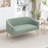 Upholstered Faux Fur Loveseat-1108305444-1108305442