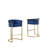 Maebelle Velvet Barstool 29" (Single Chair)-329666209-329666212