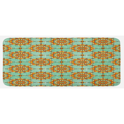 Eclectic Polyester Kitchen Mat