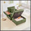 Canapé confortable moelleux en velours côtelé-668595366