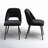 Vendrina Velvet Dining Chair with Steel Legs-1001429901
