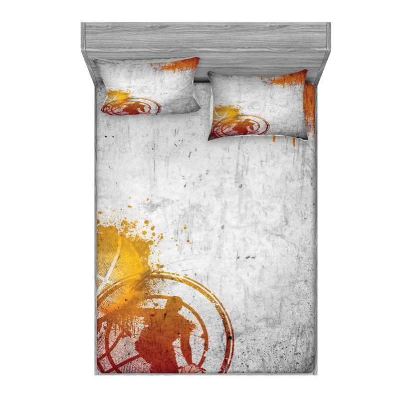 Microfiber Sheet Set, Queen Sheet Set with Fitted Sheet