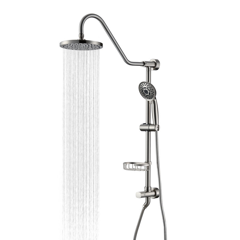 Rain Handheld Shower Head 2.5 GPM GPM, Brushed Nickel