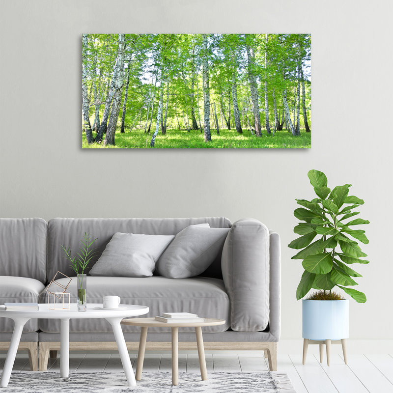 Birches - No Frame Print on Canvas