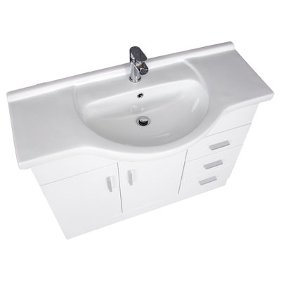 Avarie 1060mm Single Bathroom Vanity with Integrated Ceramic Basin