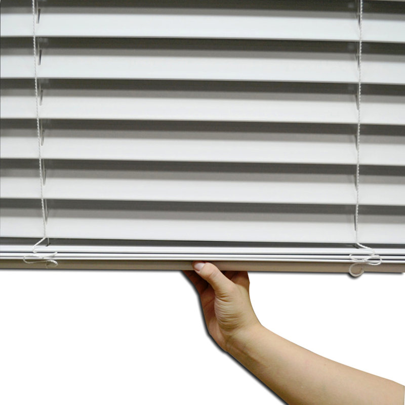 Room Darkening Horizontal Cordless/Venetian Blind, 24" W x 45" L, White