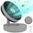 Foldable Rechargeable LED Desk Wall Mounted Fan with Magnetic Remote Hanging Oscillating-98861866