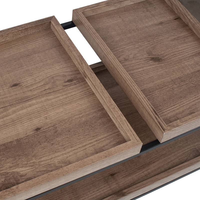 Magaw Coffee Table with Tray Top