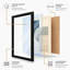 Geometric Harmony Minimalist - Framed Print-368099674-368099673