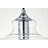 Inola 1-Light Glass Dome Pendant -247275959