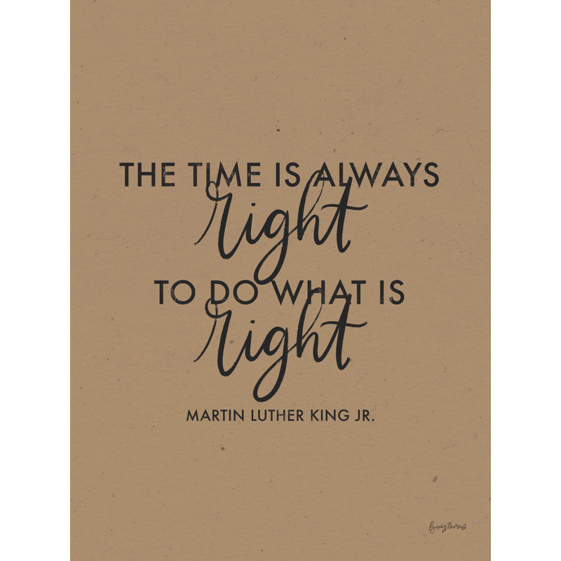 «Words of Wisdom IV Brown Crop» par Becky Thorns - impression sur toile tendue, H 32 po x l 24 po