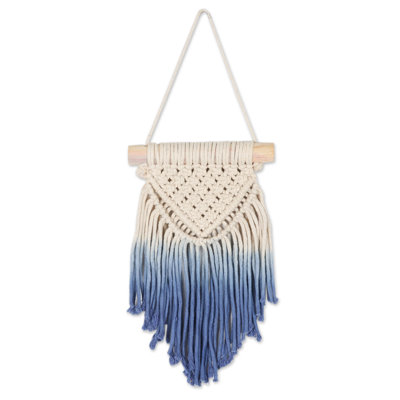 Suspension murale en coton Bungalow Rose