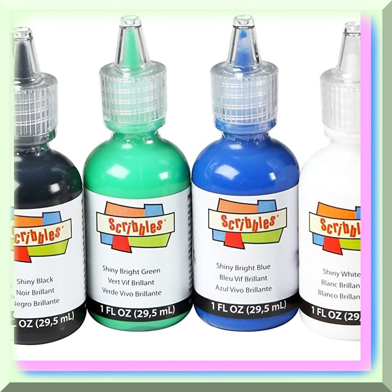 Fabric Paint Set 6 Fl Oz Vibrant Colors