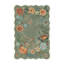 Tapis floraux pour le vestibule, tapis de cuisine lavables 2X3, tapis doux ultra-mince, tapis de porte intérieur antidérapant antidérapant Boho pour tapis de salle de bain (2X3pi, vert)