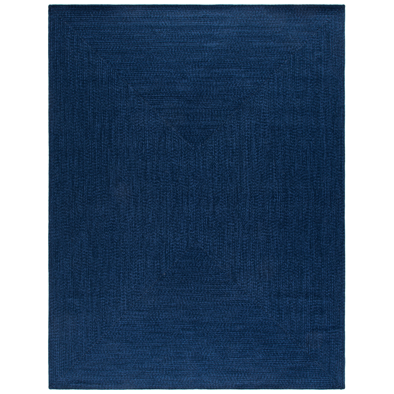 Braided Hand Woven Machine Washable Solid Color Indoor Rug, 8'-0" x 10'-0" Rectangle