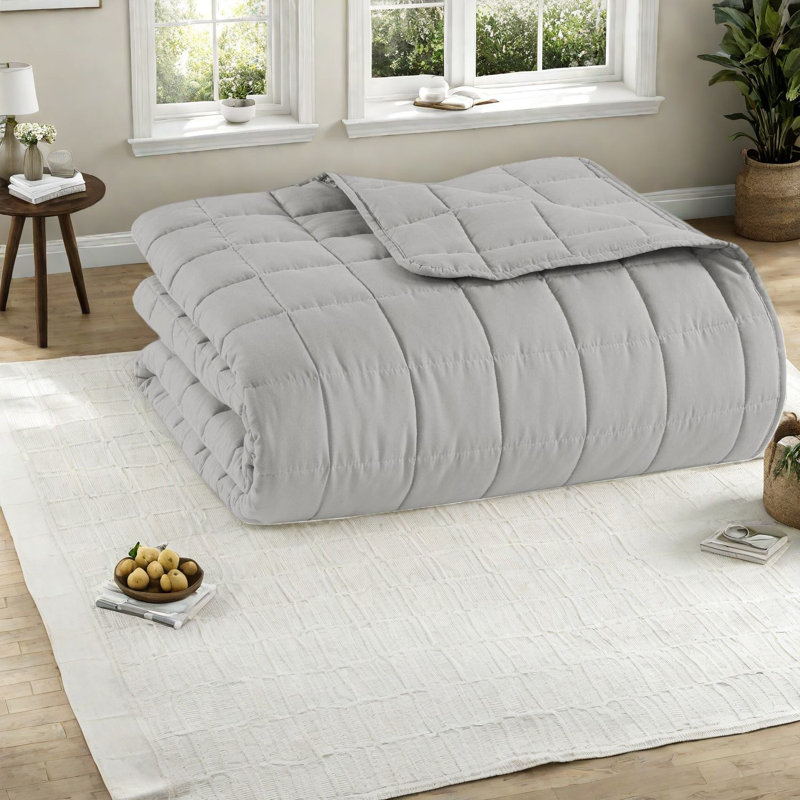 Ensembles de literie de luxe 10 pièces, jacquard gris, grand lit pour un confort toutes saisons