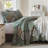 3-Piece Quilt Set - Lightweight Microfiber Bedspread & 2 Pillow Shams, Mandala Boho Pattern, Oversized 98x106 Inches, All-Season Bed Cover-114249342-114249339