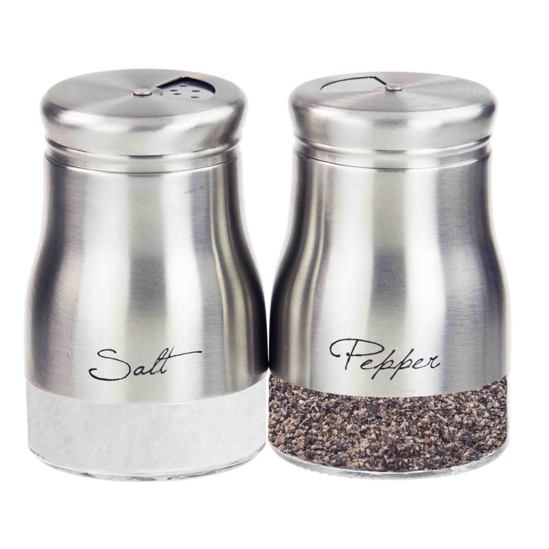  Home Basics Salt and Pepper Shaker Set