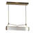 - Light Brass LED Kitchen Island Pendant