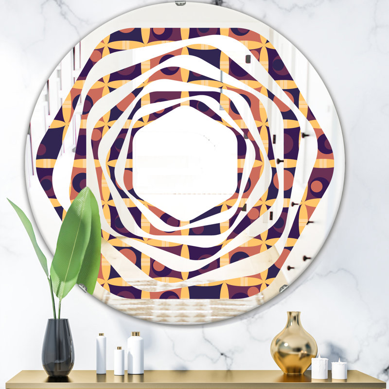 Miroir mural Whirl Grid, H 31,5 po x l po