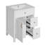 Meuble-lavabo 24 po avec lavabo en céramique Tarna-123413734
