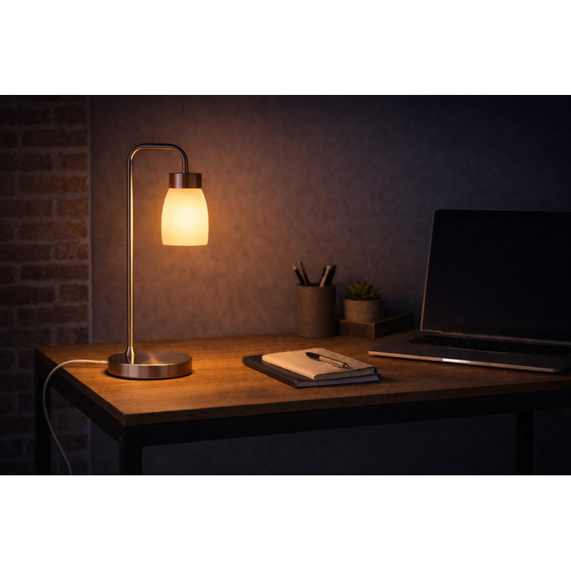 Alakai 41cm Table Lamp, Silver