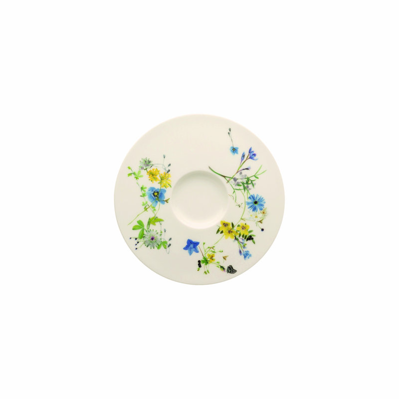 Brillance Fleurs Des Alpes Bone China Saucer