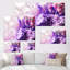 Encre mauve et rose liquide, impression sur toile-401287875-401287918