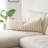 Thai Cream Handwoven Cotton Lumbar Pillow Cover, Decorative Accent-121002545-121002539