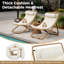 Ensemble de chaise longue pliante en rotin 2 pièces de luxe avec coussins résistants aux intempéries et dossier ergonomique réglable-1287328123