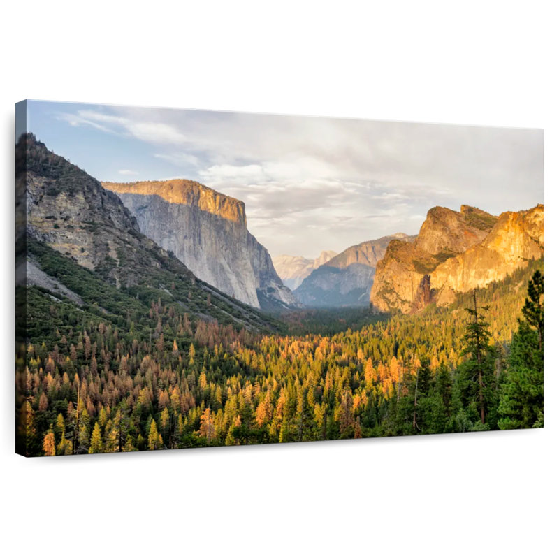 Alvord Yosemite Valley au lever du soleil, H 26 po x l 39 po