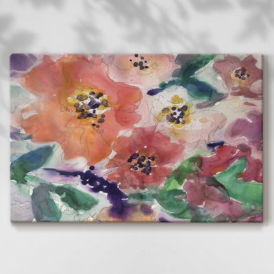 Floral glamour II - Cavas enveloppés de galerie