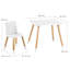 Kids 3 Piece Rectangular Play Or Activity Table and Chair Set-79821009-79821010