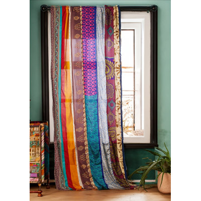 Chanet Polyester Blend Sheers & Voiles Rod Pocket Curtain Panel