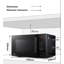 Comfee 43.9cm 20L L 800W - Watt Countertop Microwave