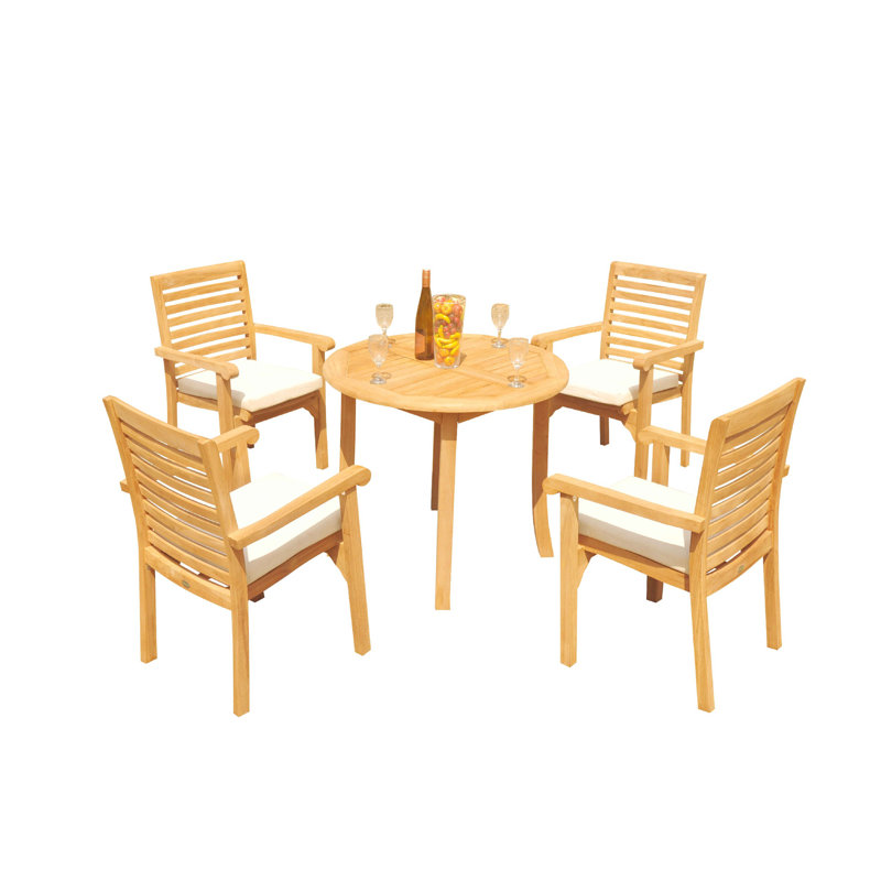 Ensemble repas pour 4 personnes Douberly, 75 po x 36 po x 31,5 po