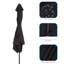 Parasol de 120 po Dorane-974435454