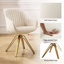 Velvet Swivel Accent Chair-1825405948