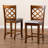 Rothman Modern and Contemporary Upholstered and Wood Counter Height Pub Chair