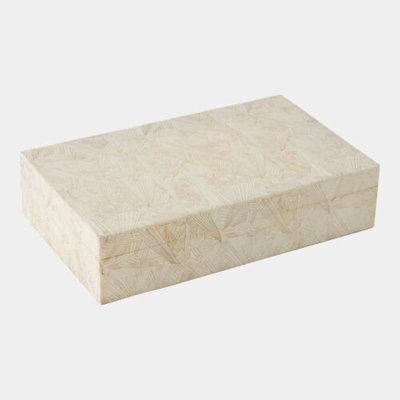 Searchlight Box-Ivory 4"H x 7"W x 12"D Box