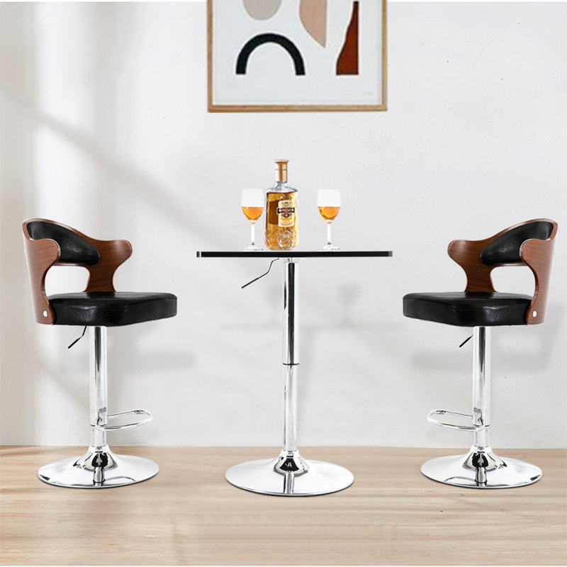 Tabouret pivotant à hauteur réglable