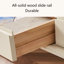 Meuble télé beige en bois massif-275559667