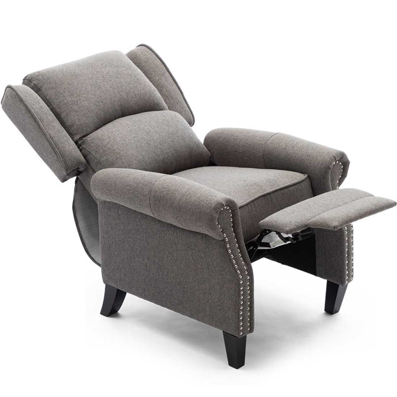 Arseni 78cm Wide Home Theatre Recliner, Grey