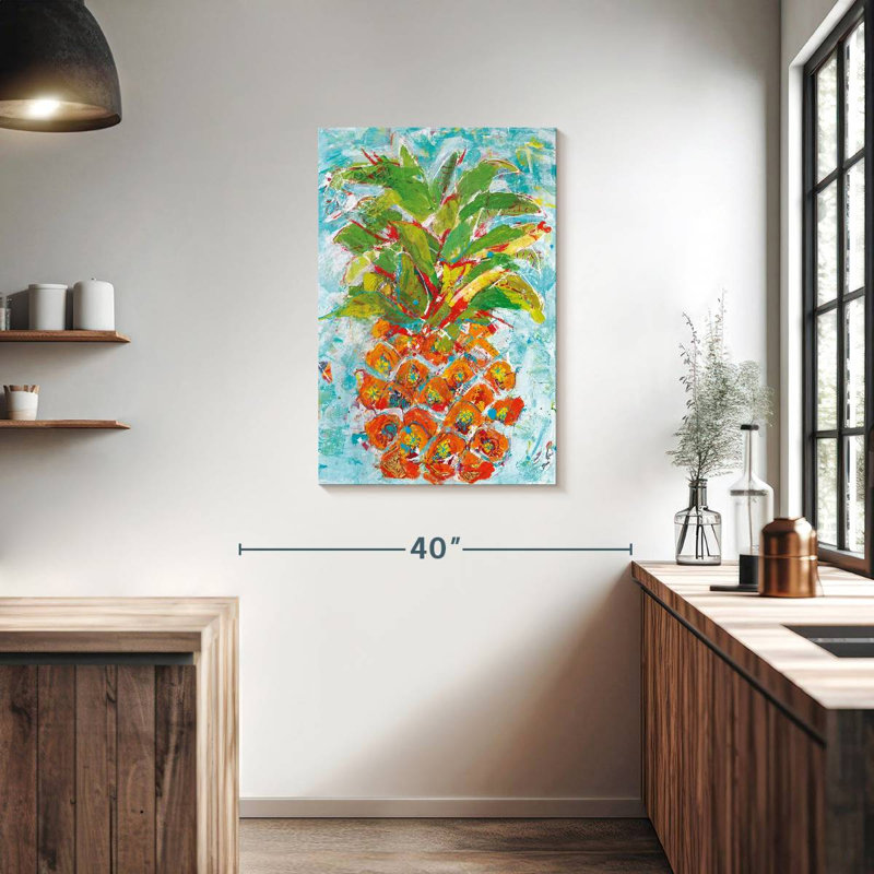 Yarlin ananas vif, H 36 po x l 24 po